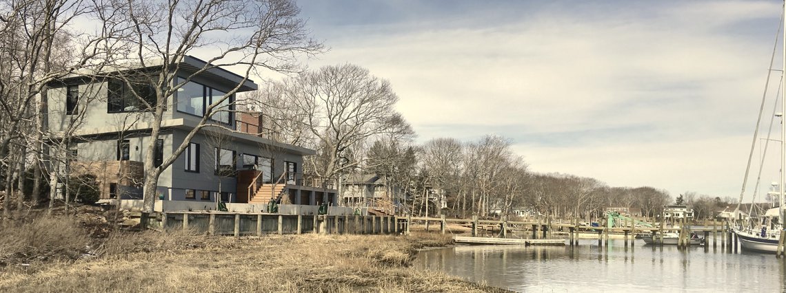 Passivhaus am Meer in Greenport, NY, USA