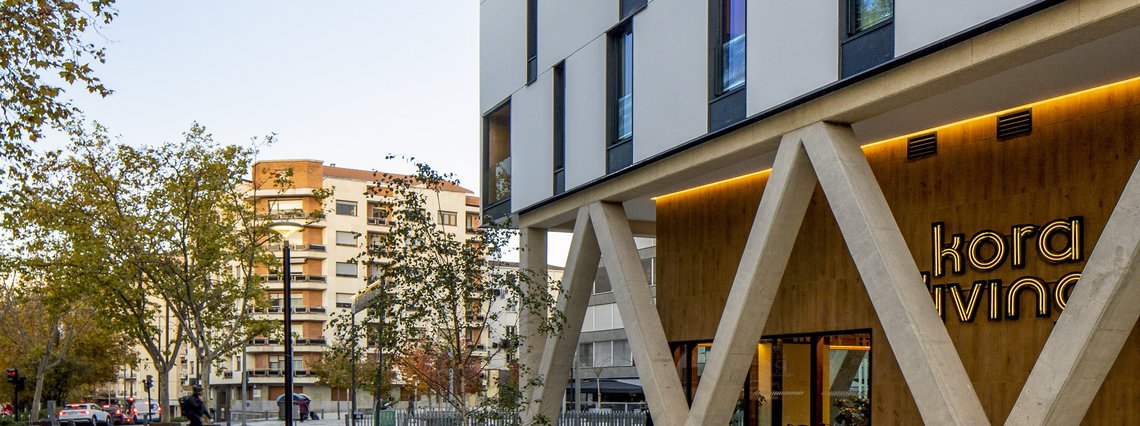 Aparthotel nach Passivhaus-Standard, Vitoria-Gasteiz, Spanien