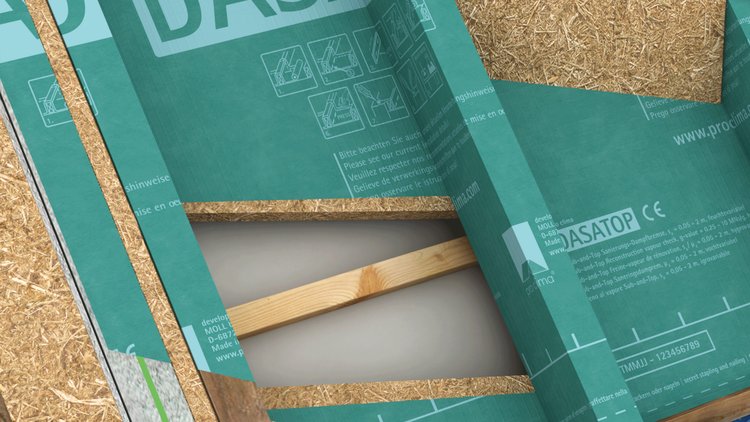 pro clima Sanierungs-Dampfbremse DASATOP Sanierungs-Dampfbremse für Sub-and-Top Verlegung von außen