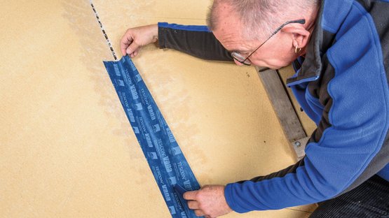 6. Holzfaserunterdeckplatten primern