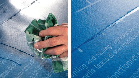 3b. Überlappung mit Quellschweißmittel WELDANO TURGA (HS)