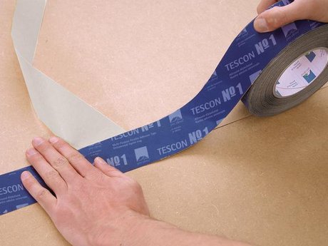 Verklebung Unterdeckplatte (MDF)