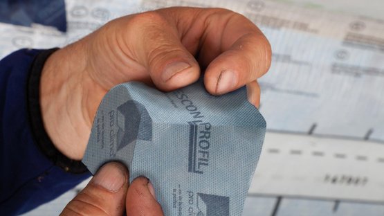 8. Sicher durch überklebte Ecke