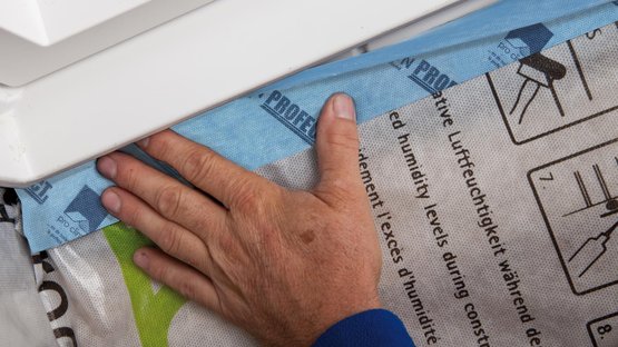1. Ersten Schenkel verkleben
