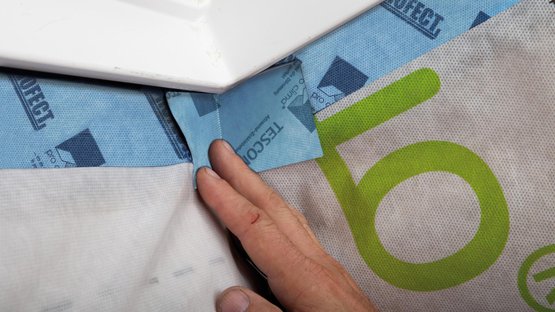 4. Ecken verkleben