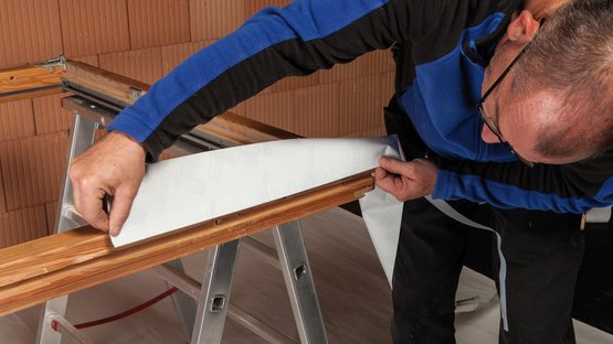 Verarbeitungsschritte: 1. vor Fenstermontage