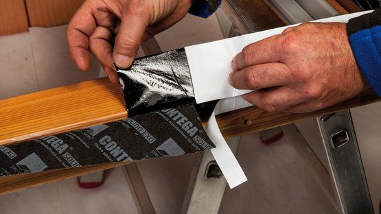 Verarbeitungsschritte: 1. vor Fenstermontage
