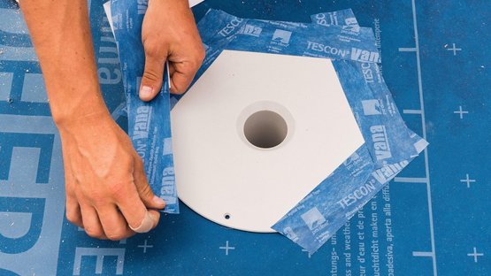 Einbau ADHERO Floor Drain