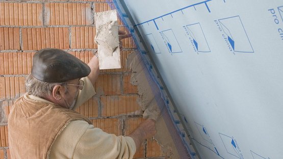 8c. Alternativ: Anschluss an unverputzte Untergründe