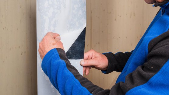 6. Trennlage ablösen