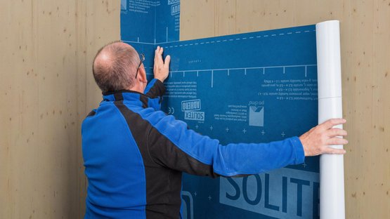 Luftdichtung und Witterungsschutz Wand