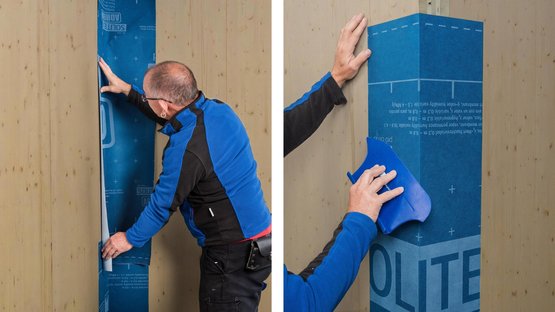 3. Ecken ausbilden (mit Eckstreifen)