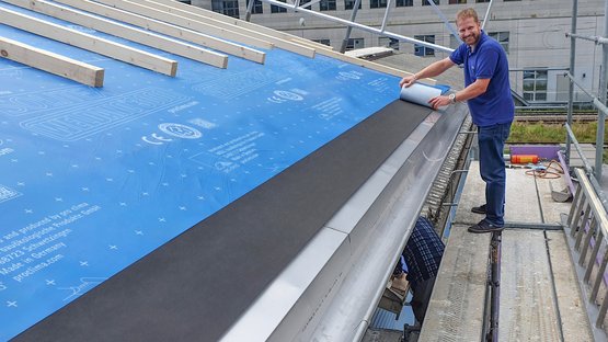 Traufanschluss mit SOLTEMPA